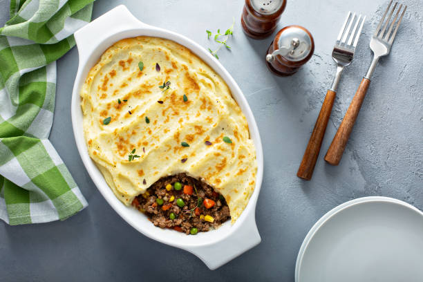 istock Shepherds pie with ground meat and potatoes 1181530776