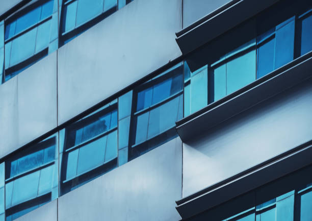 istock Modern office building close up in Hong Kong 1181531767