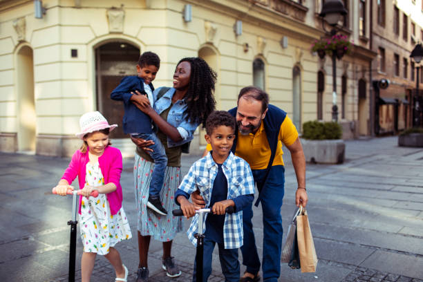 istock Family out Shopping 1181540124