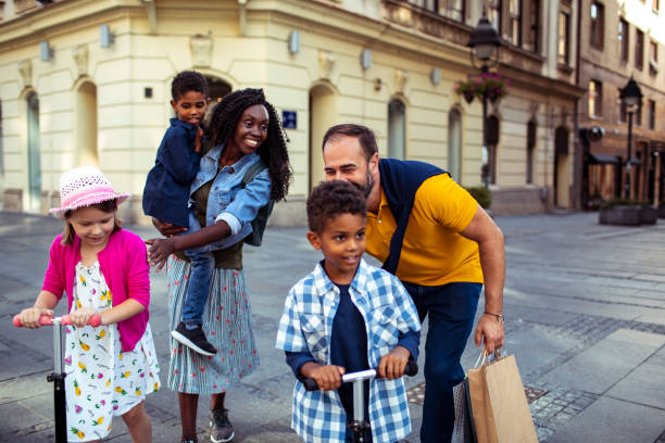istock Family out Shopping 1181540187