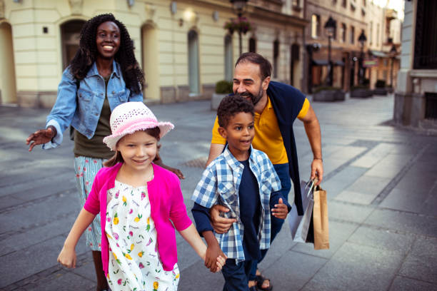 istock Family out Shopping 1181540672