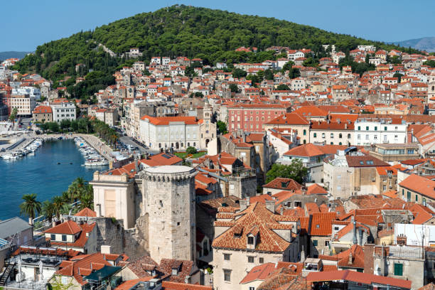 istock Historic old city of Split, Croatia 1181548086