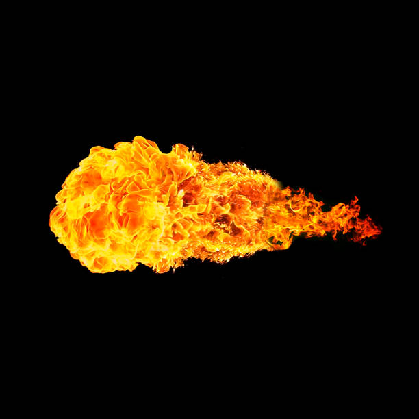 istock ball of fire isolated on black background 1181550326