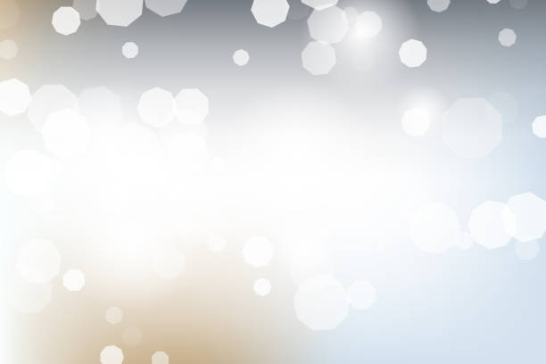 istock Colorful blury glowing background. Vector holiday banner with lights and bokeh texture. Winter seasonal soft backdrop. 1181551624