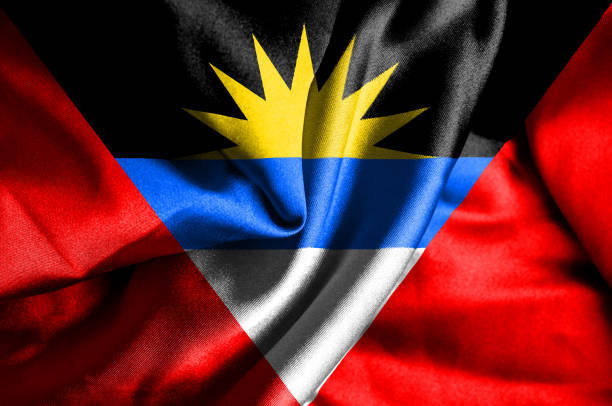 istock Antigua and Barbuda waving flag 1181555633