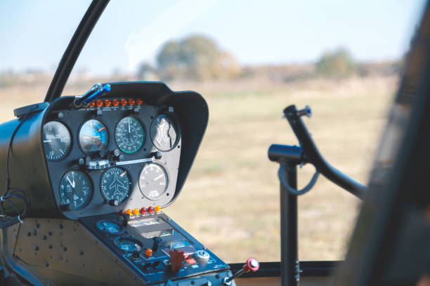 istock Helicopter flying instrument dashboard 1181555684