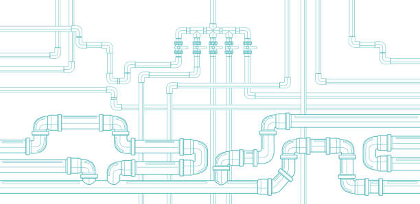 rohrhintergrund_2 - water fitting stock-grafiken, -clipart, -cartoons und -symbole