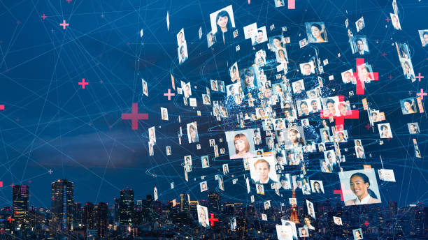istock Global communication network concept. Worldwide business. Diversity. 1181557961