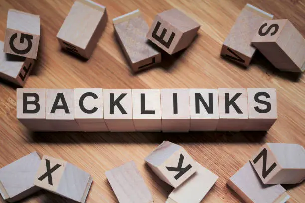 Photo of Backlinks Word In Wooden Cube