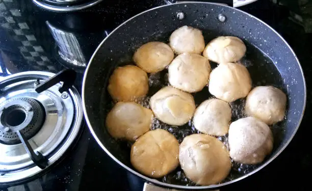Photo of Making of Indian Traditional spicy street food Kachori