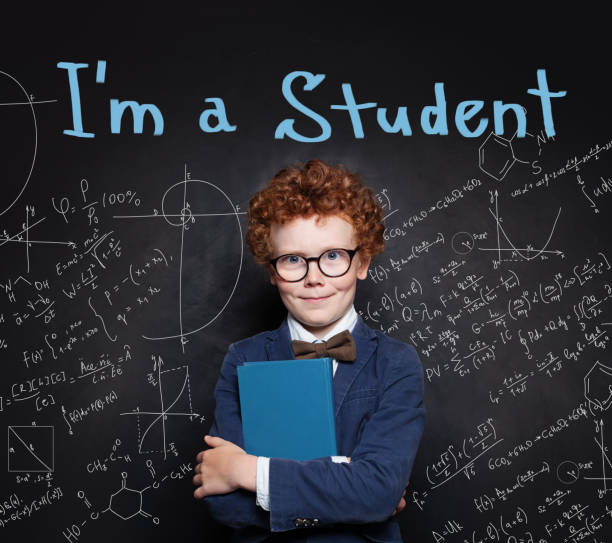 istock Confident child boy portrait. How to pass exams 1181574460