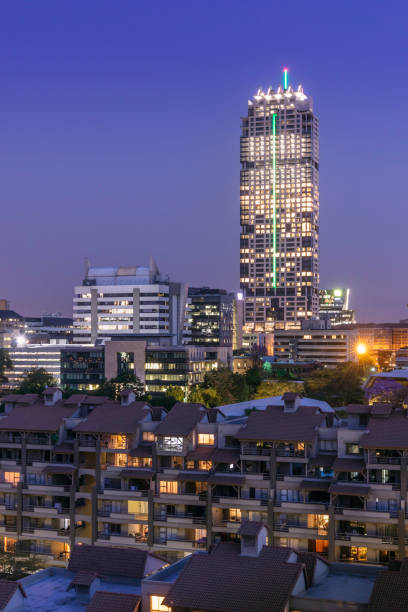 istock Sandton City at dusk with the Leonardo building 1181575785