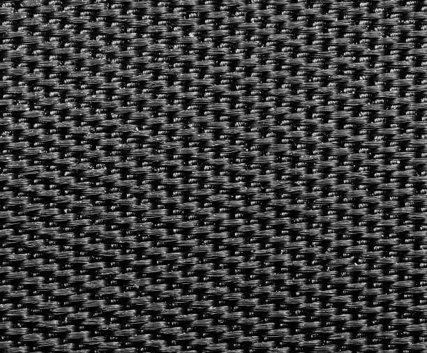 istock Macro Photo of Black Nylon Texture for Background 1181576574