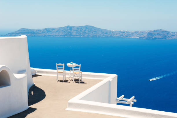 istock White architecture on Santorini island, Greece. 1181579407