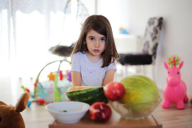 istock Baby girl is a fruit 1181584734
