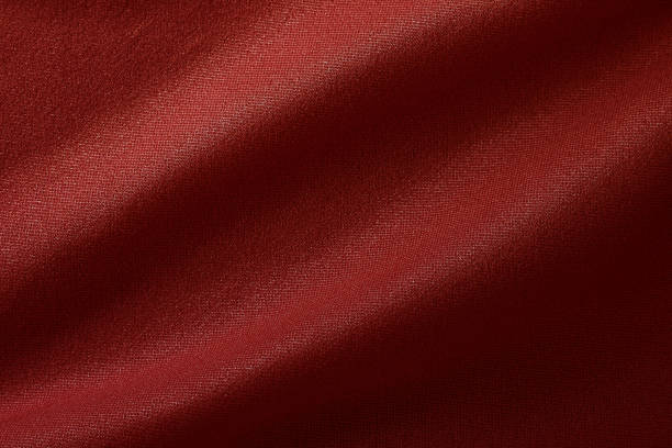 textura vermelha escura de pano da tela para o trabalho de arte do fundo e do projeto, teste padrão amarrotado bonito da seda ou do linho. - twisted yarn - fotografias e filmes do acervo