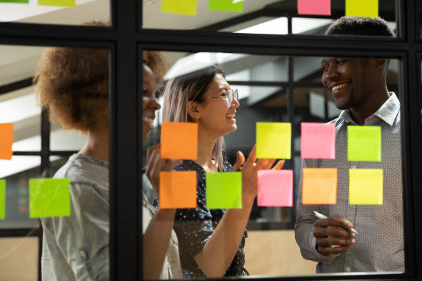 istock Multi-ethnic business team having fun during planning new project 1181590457