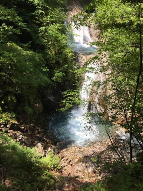 istock River in Yamanashi prefecture, Japan 1181593099