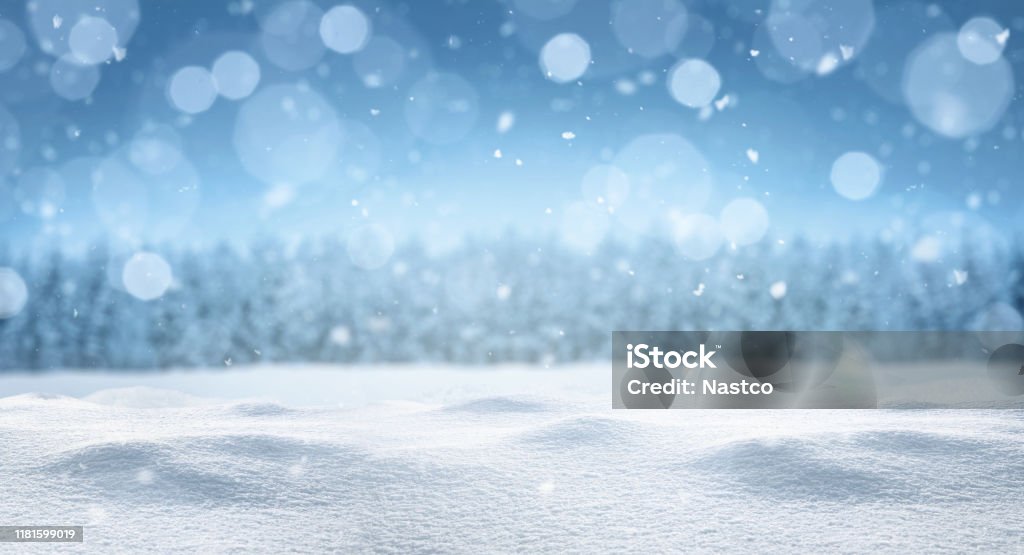 Empty panoramic winter background Empty panoramic winter background with copy space Backgrounds Stock Photo