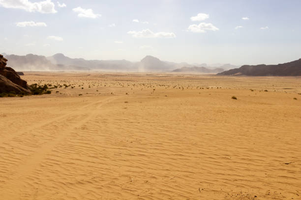 istock Yellow sand in the Wadi Rum desert 1181602932