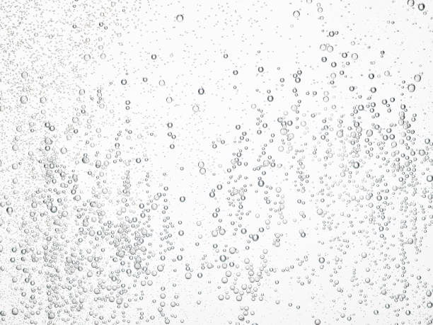 bolle d'acqua gassate - bibita gassata foto e immagini stock