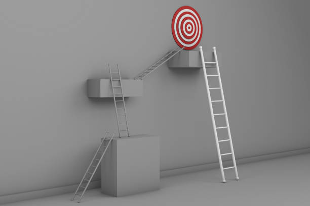 istock 3D rendering of Business success concept. 1181607655