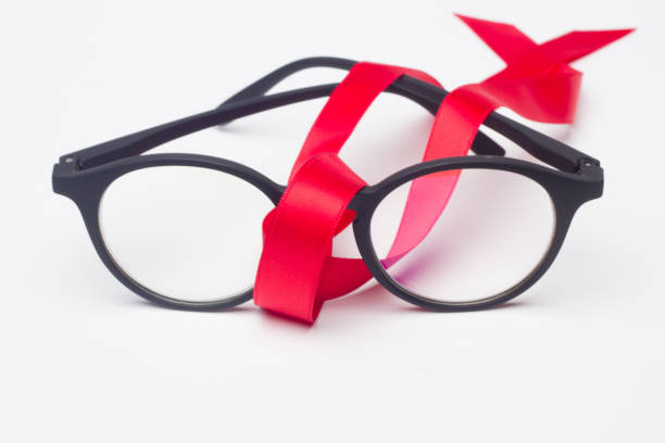 istock glasses and gift ribbon 1181607940