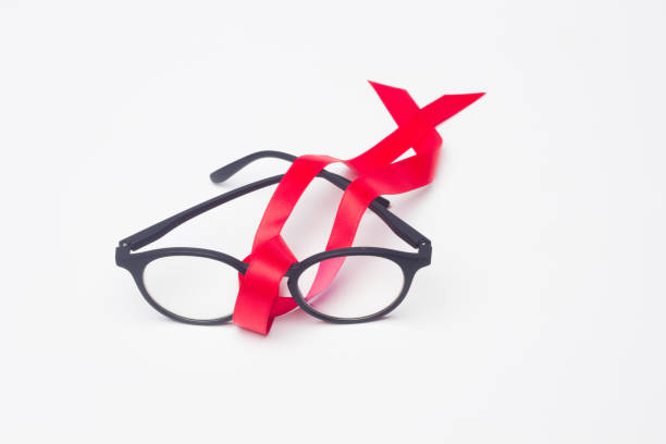 istock glasses and gift ribbon 1181607977