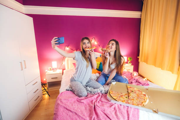 istock Female slumber party 1181610650