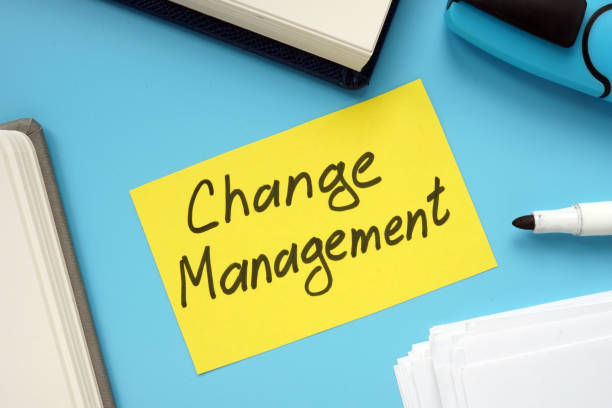 istock Conceptual hand written text showing Change Management 1181610792