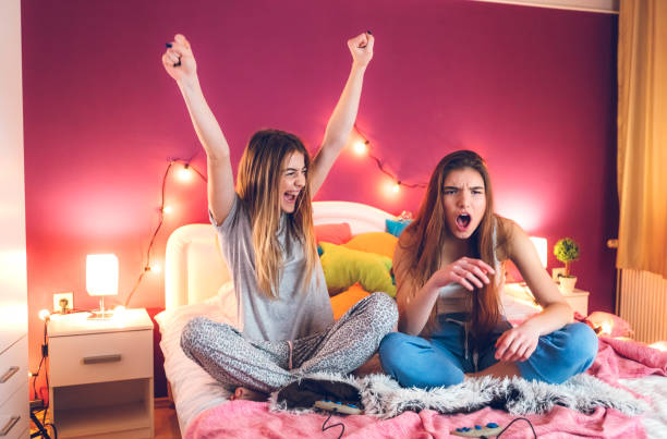 istock Female slumber party 1181610796