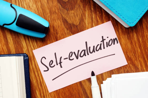 istock Business photo shows hand written text Self-evaluation 1181611096