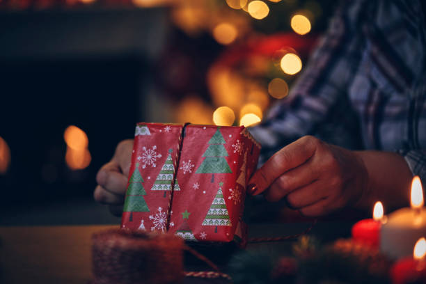 istock Wrapping and Decorating Christmas Presents 1181612798