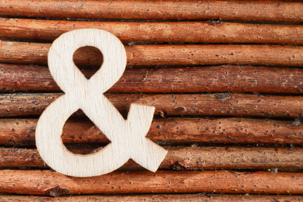 istock Wood sign & top view, space for text 1181624768