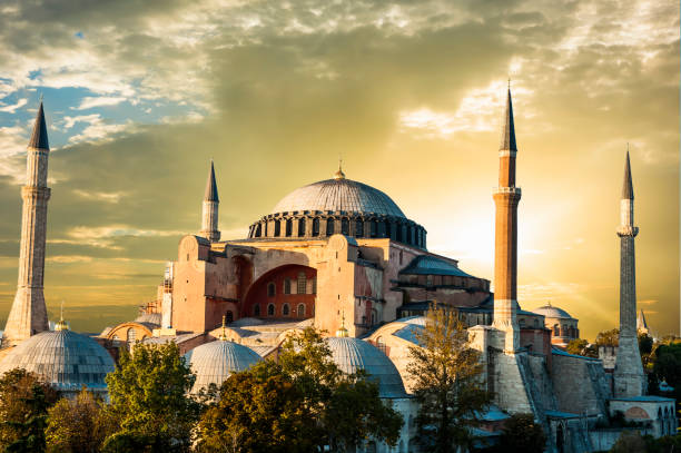 istock Hagia Sophia after the sunset 1181630329