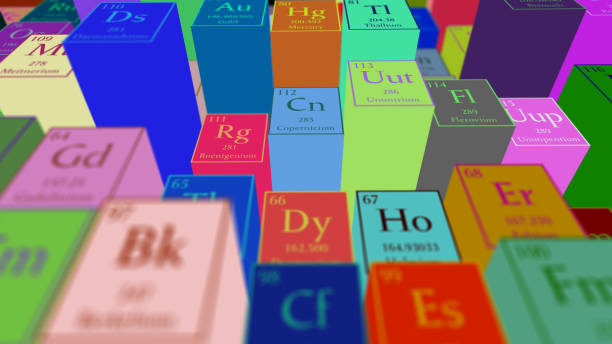istock Periodic table of elements. Mendeleev`s table fragment. 1181634172