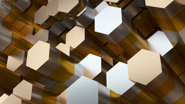 istock 3d abstract background made of randomly extruded geometry. 1181637210