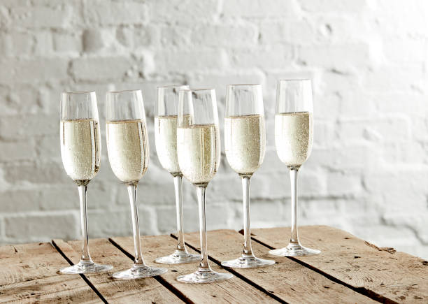 istock Champagne served in glasses 1181639762