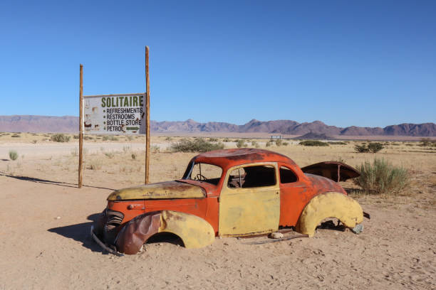 Abandoned Car in Solitaire, Namibia