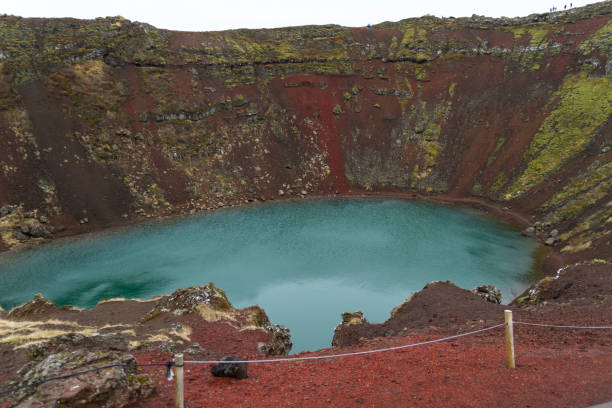 istock Vulcanic crater Kerid on Iceland. 1181644703