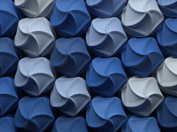 istock 3d render abstract background made of repeatable geometry shapes . 1181651113