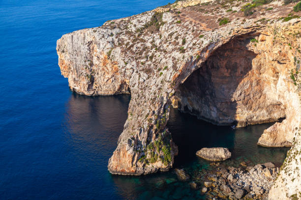 istock Blue Grotto, Malta. Aerial view 1181651200