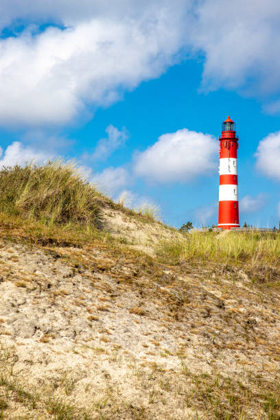 istock View to the Amrum lighthouse from the dunes 1181651496