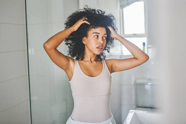 istock What am I going to do with all this hair? 1181653459