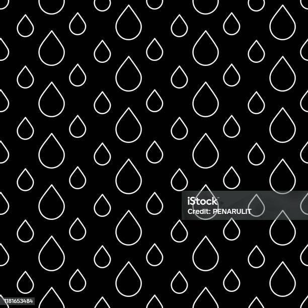 Sharp Drop Vector Drop Vector Seamless Pattern Stock Illustration - Download Image Now ...