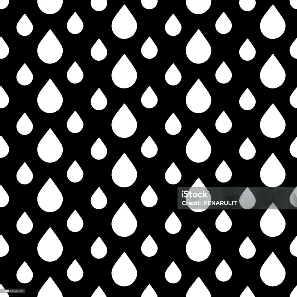 Drop Vector Seamless Pattern Stock Illustration - Download Image Now ...