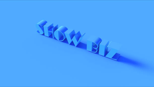 istock Bright Blue 3d Showbusiness Sign 1181656901