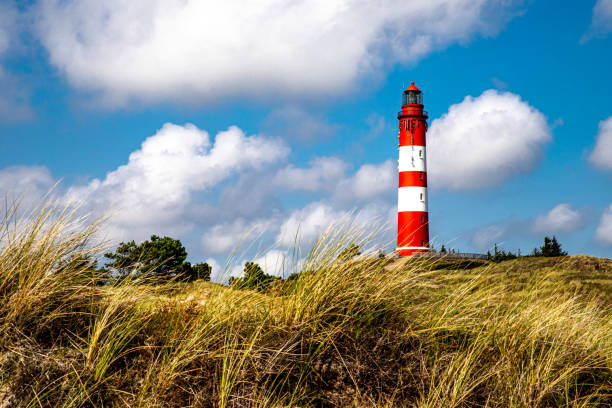 istock View to the Amrum lighthouse from the dunes 1181658750