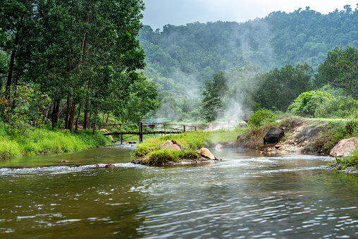 Onsen at Plai-poo Hot Spring Kapong Phang-nga