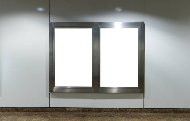 istock metal billboard in train station 1181660984